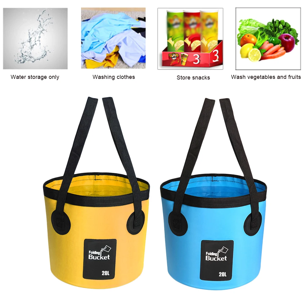 

Fishing Bucket Folding Bucket Outdoor Convenient Fishing Box Car Wash Bucket Integrated Molding Camping Tools Outdoor Supplies