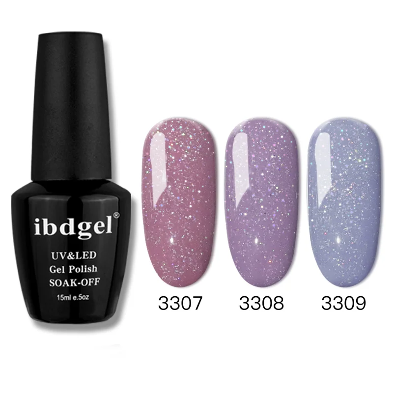 3307 3308 3309 3 шт. ibdgel УФ-Гель-лак гибридный дизайн ногтей песочный Коричневый Серый Блеск УФ- гель для ногтей для красочных ногтей Гель-лак замочить гель лак набор лак гель - Цвет: 3307 3308 3309