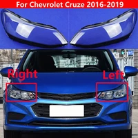 auto light caps for chevrolet cruze 2016 2019 transparent lampshade lamp shade front headlight cover glass lens shell