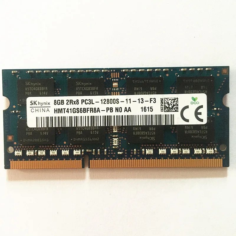 

SK hynix DDR3 8GB 1600MHz PC3L-12800S 1,35 V SODIMM 204PIN HMT41GS6BFR8A-PB 2Rx8 RAMs для ноутбука