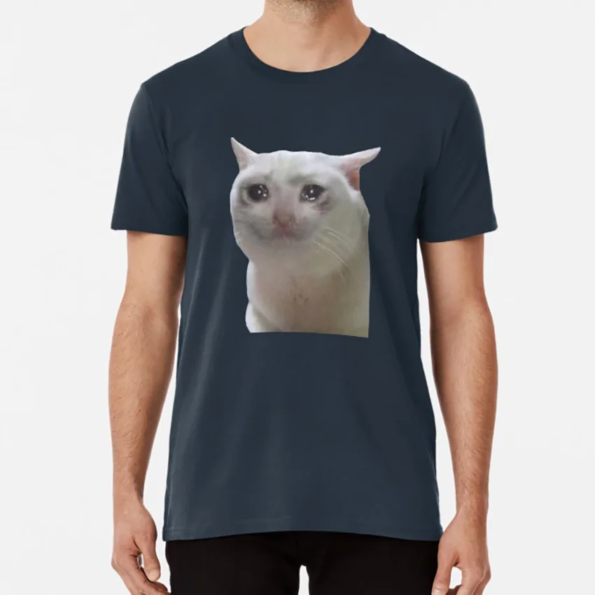 Sad Cat Meme футболка sad cat meme плачет Кот meme смешной Кот Meme instagram