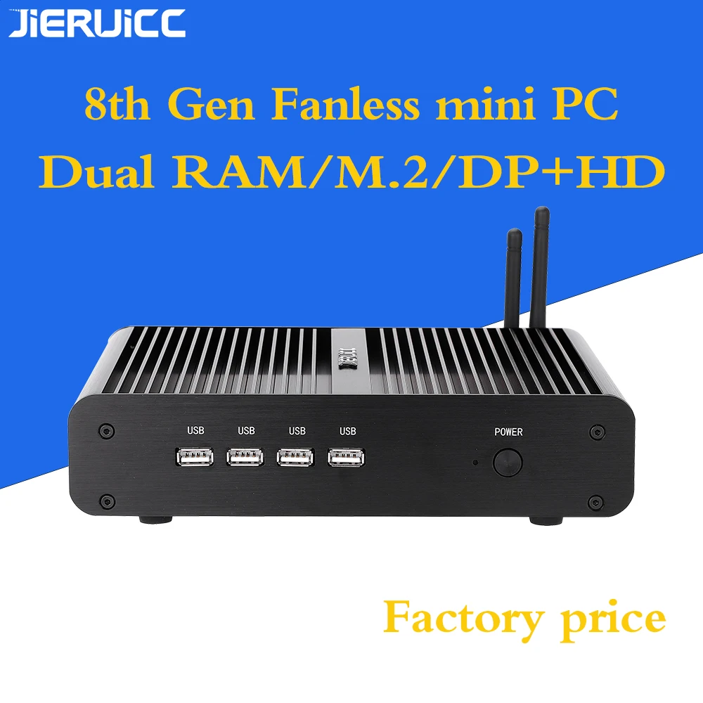 Офисный Рабочий ПК игровой htpc core i7 7th 8th gen процессор с двумя слотами оперативной