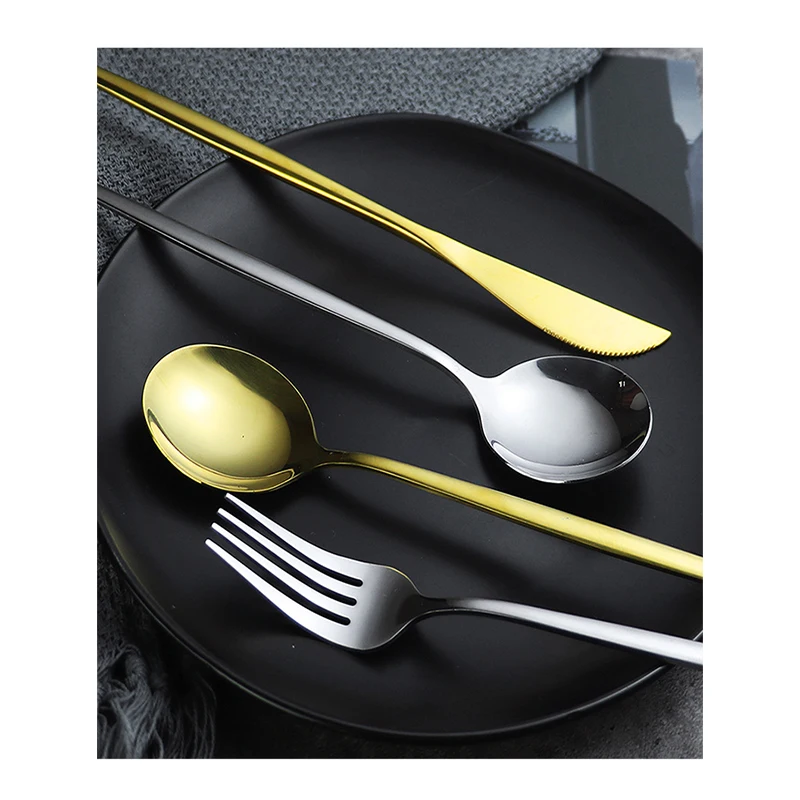 

Stainless Steel Kitchenware Set Steak Cutlery Set Daily Dining Stainless Steel Four-piece Set Premium Gift Box Kitchenware Set