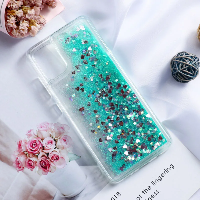 Liquid Quicksand Glitter Case For Samsung S21 Ultra Case M52 A51 A50 A70 A13 A52S 5G A21S A12 A20E A31 A41 S21 Plus S20 Ultra   