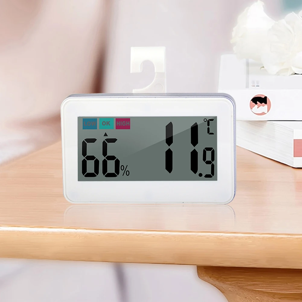 Convenient Temperature Sensor Humidity Meter Colorful Hygrometer Thermometer LCD Screen Baby Room | Дом и сад