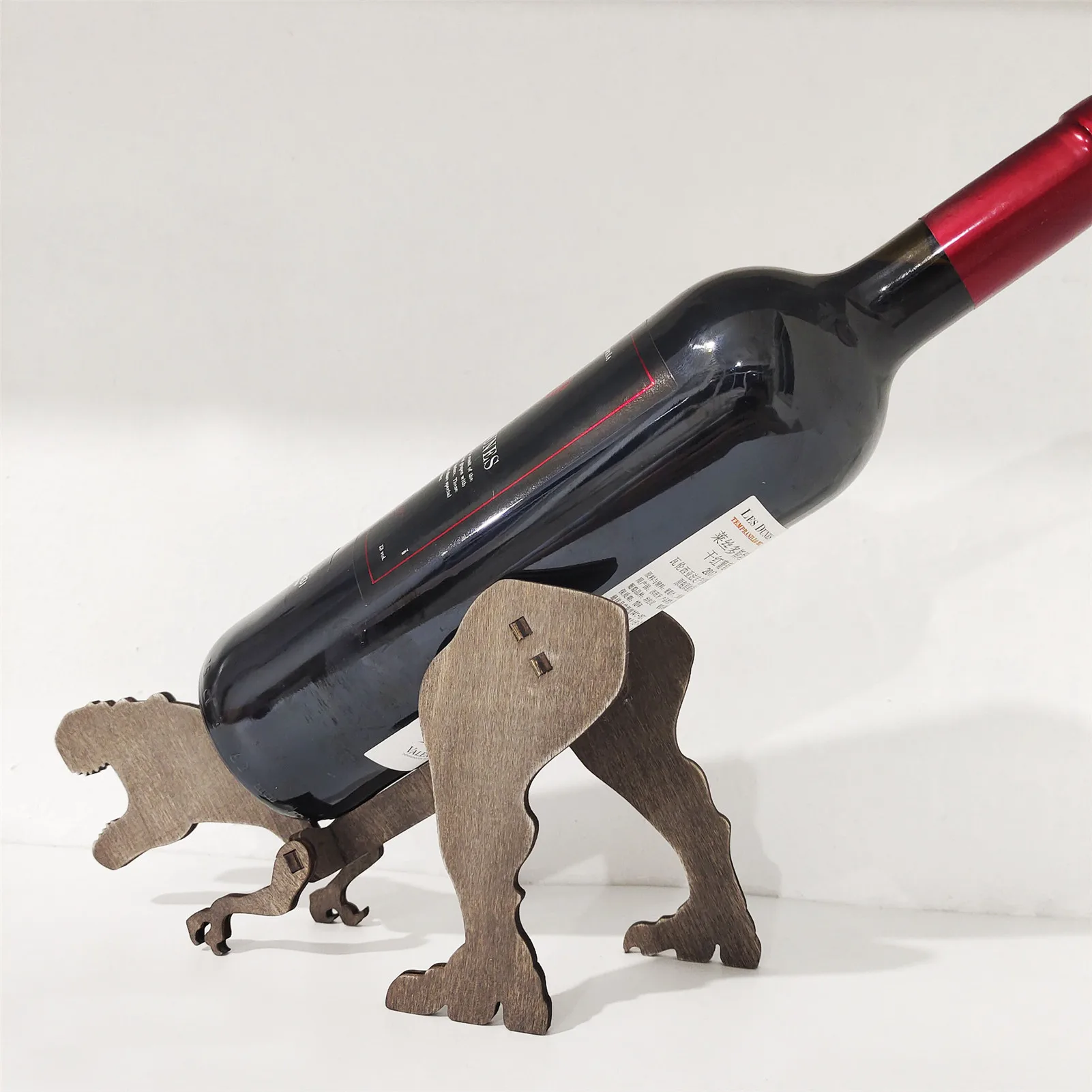 Деревянная винная полка держатель для бутылок персонализированная домашняя