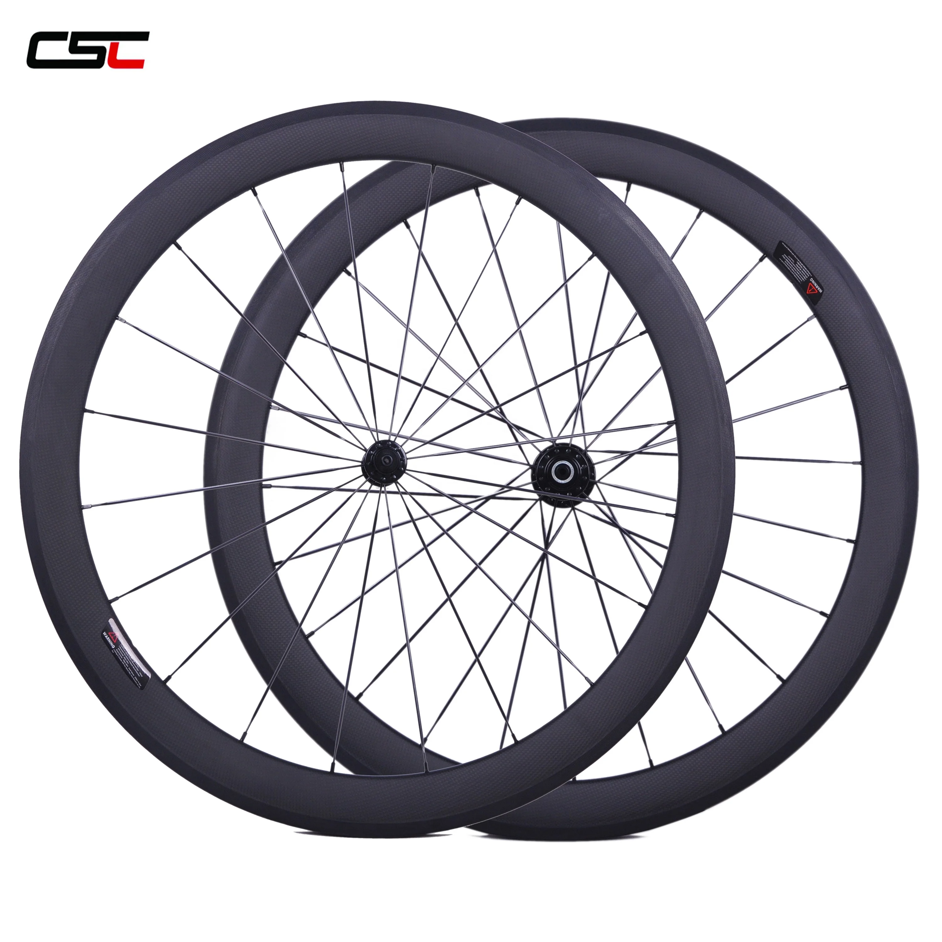 

CSC Ceramic Bearing Powerway R13 R36 hub 38/50/60/88mm depth 23mm width tubular 700C Carbon Fiber Bicycle Wheels
