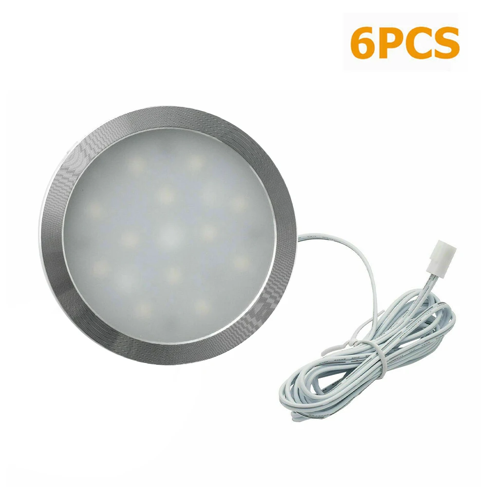 

6 шт. автомобильный светильник на крышу 12 В 3500K теплый белый светильник ний свет освещение s Campervan автофургон автодом светильники для шкафа на...