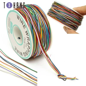 Оловянная медь, 250 м, 8-жильная цветная изоляция, PN B-30-1000 30AWG, обмотка проводов, пинг-кабель, катушка для материнской платы ноутбука