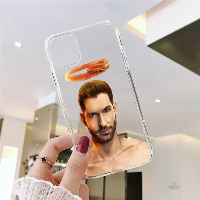 

American TV Series Lucifer Phone Case Transparent soft For iphone 5 5s 5c se 6 6s 7 8 11 12 plus mini x xs xr pro max