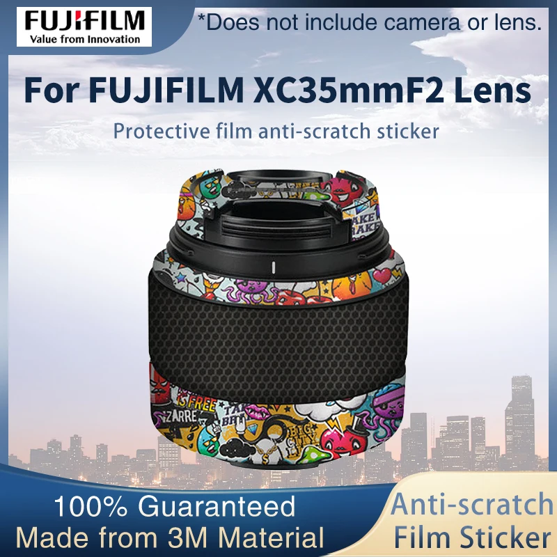 

Lens protective film For FUJIFILM XC35mmF2 Lens Skin Decal Sticker Wrap Film Anti-scratch Protector Case