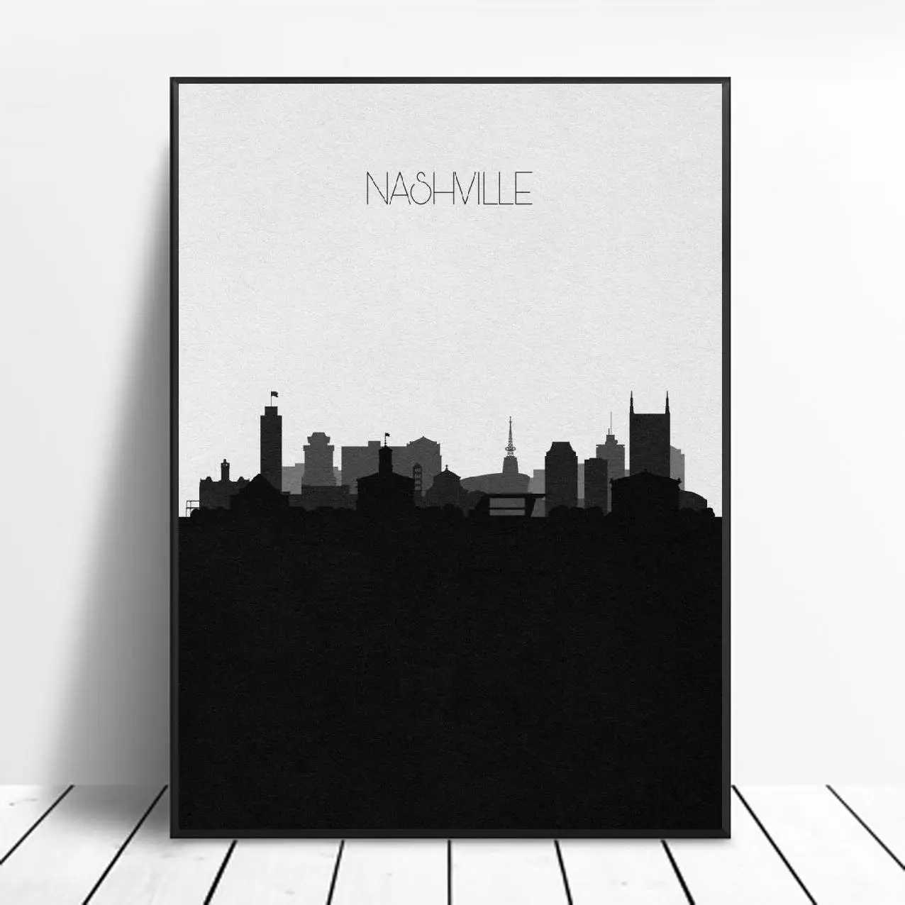 

Художественный постер на холсте Nashville Skyline, домашний декор, картина без рамки