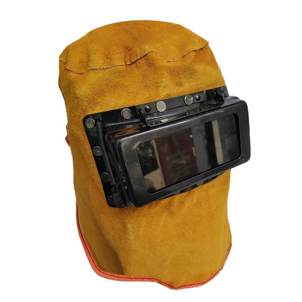 

Leather Welding Auto Darkening Filter Head Eyes Neck Protection Masks