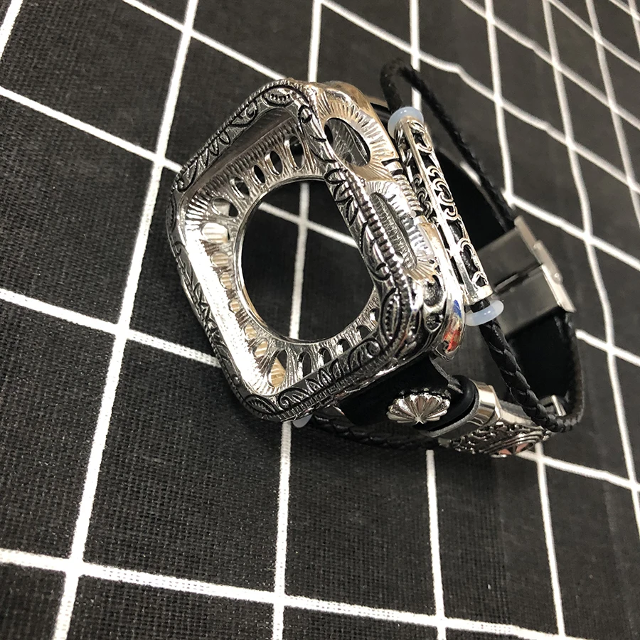 Leather loop strap for apple watch band 44mm 40mm apple watch band 4/5/6 42mm 38mm iwatch 3/2 replacement high quality bracelet