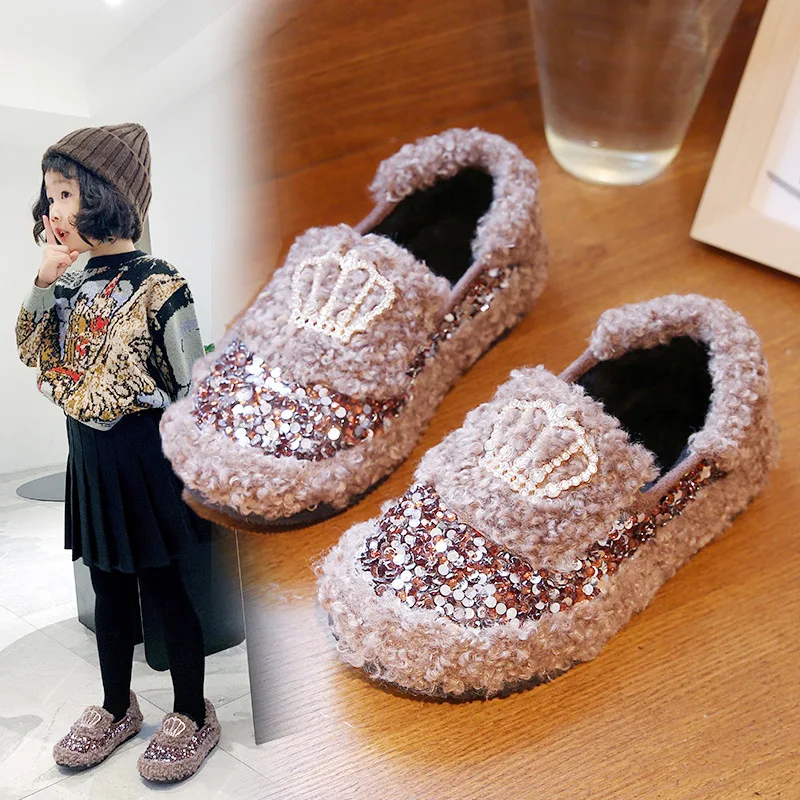 Girls Hair Shoes Children Warm Princess Shoes Baby Cotton Shoes Baby Girl Boots  Boy Shoes Toddler Boots Girl Toddler Boy Boots