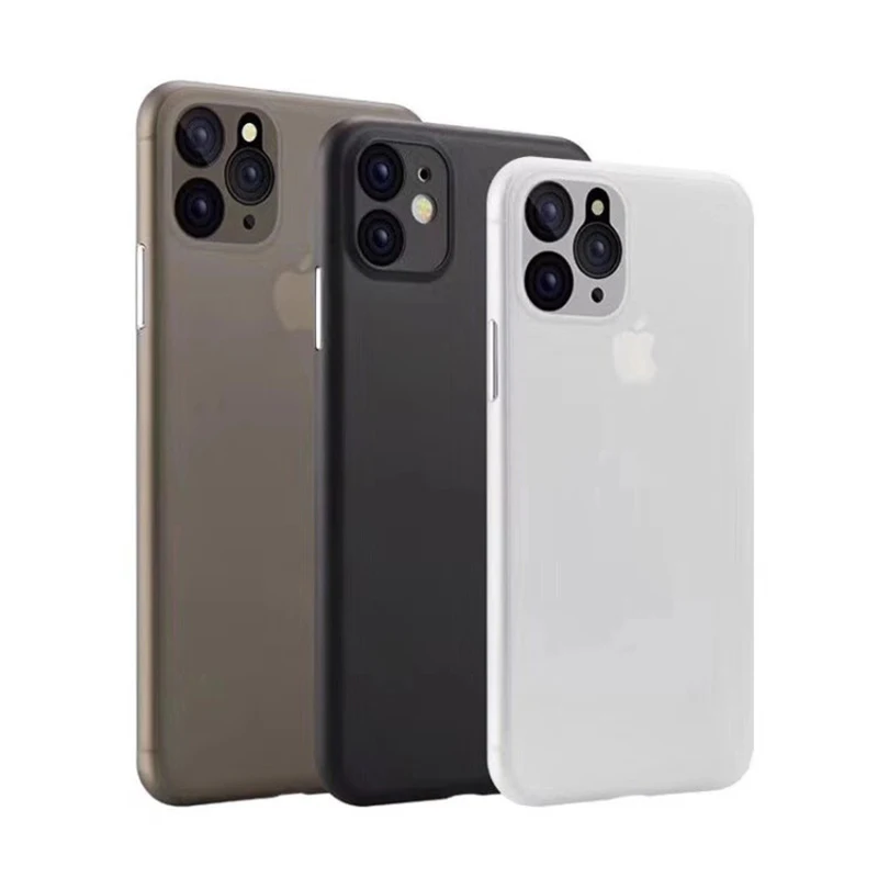 Модный ультратонкий полупрозрачный роскошный матовый чехол для телефона Iphone 12 11