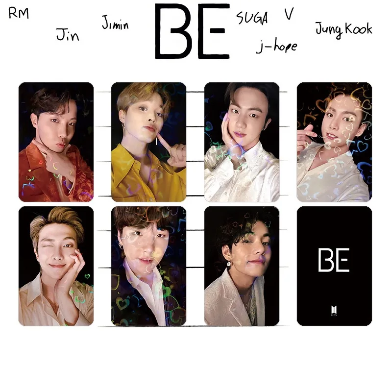 KPOP южнокорейский-мальчик-группы-альбом BTS BE фотооткрытки карты-постеры Премиум