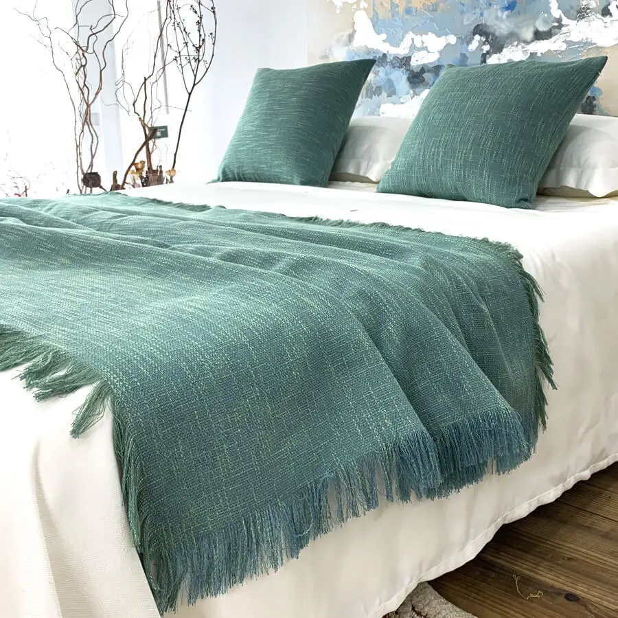 Custom Bed Runner Hotel Scarf Set Slipcover Runners Bedding Protection for Bedroom Oversize King Cushion Cover | Дом и сад