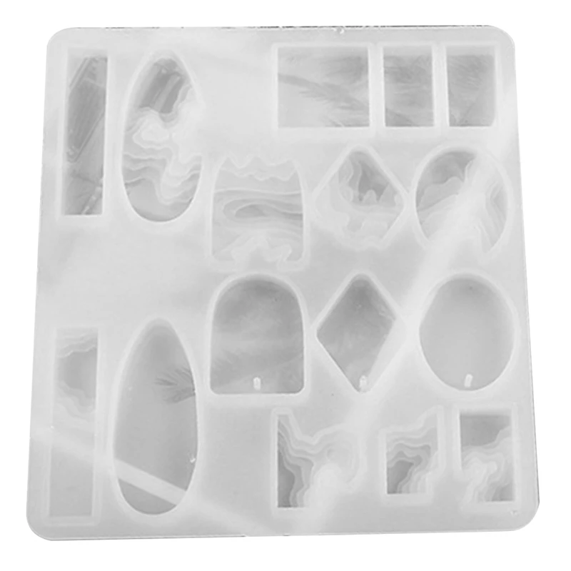 

DIY Epoxy Mold Island Earrings Pendant Silicone Mold Manual Mirror