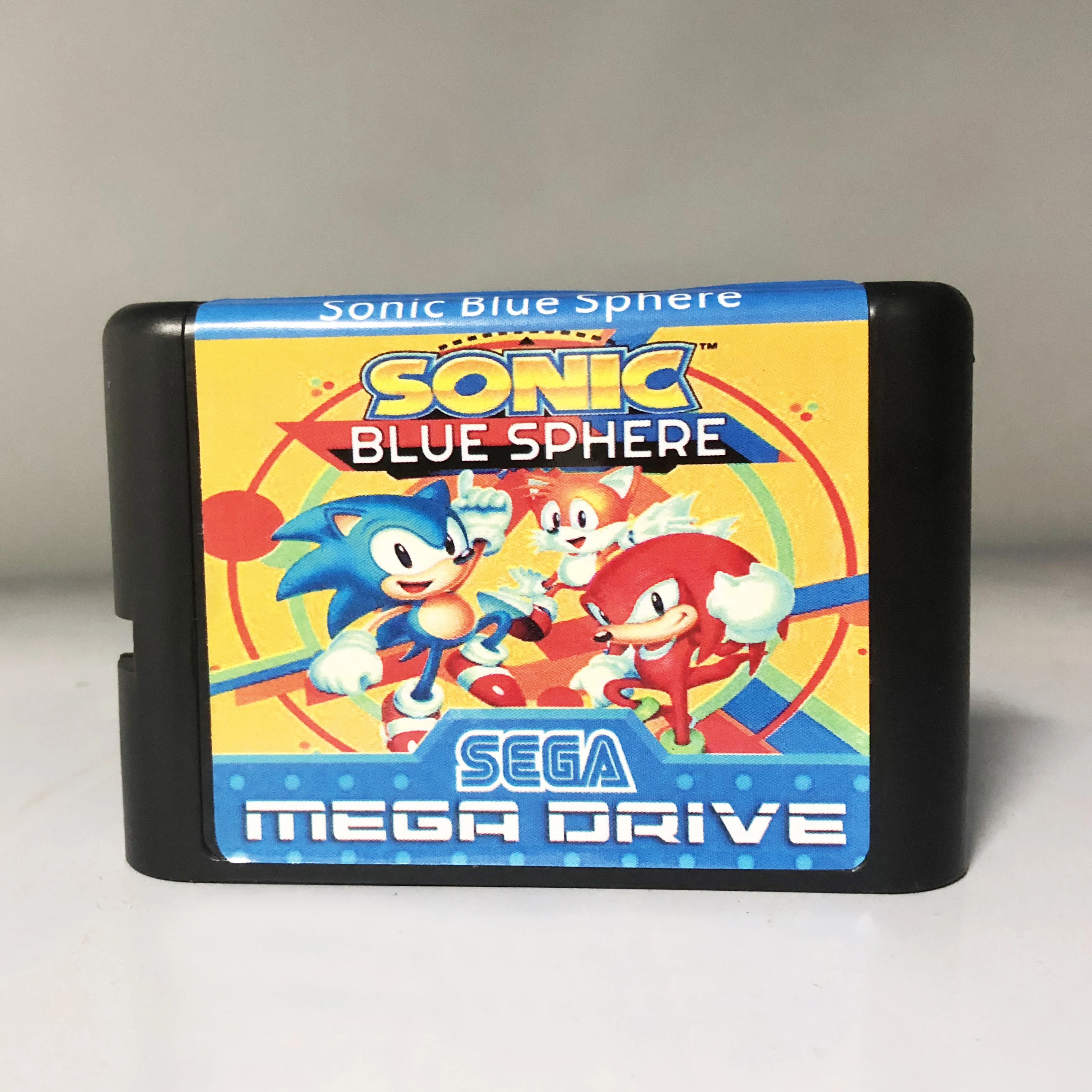 Sega MD карточная игра Sonic зубная щётка тисненый рисунок голубой 16 бит для игровой