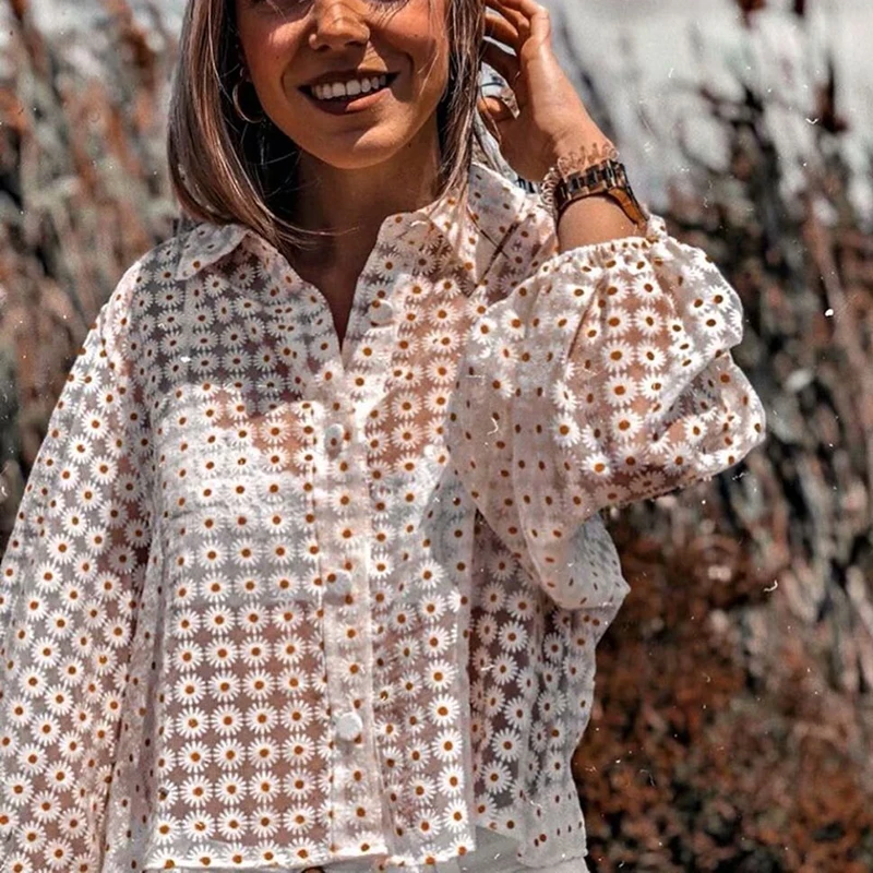 Женские прозрачные шифоновые рубашки 2019 летние модные женские мягкие блузка из