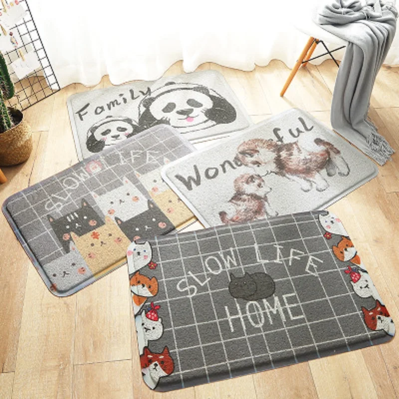 Домашний коврик для удаления пыли ПВХ Защита окружающей среды ванной комнаты