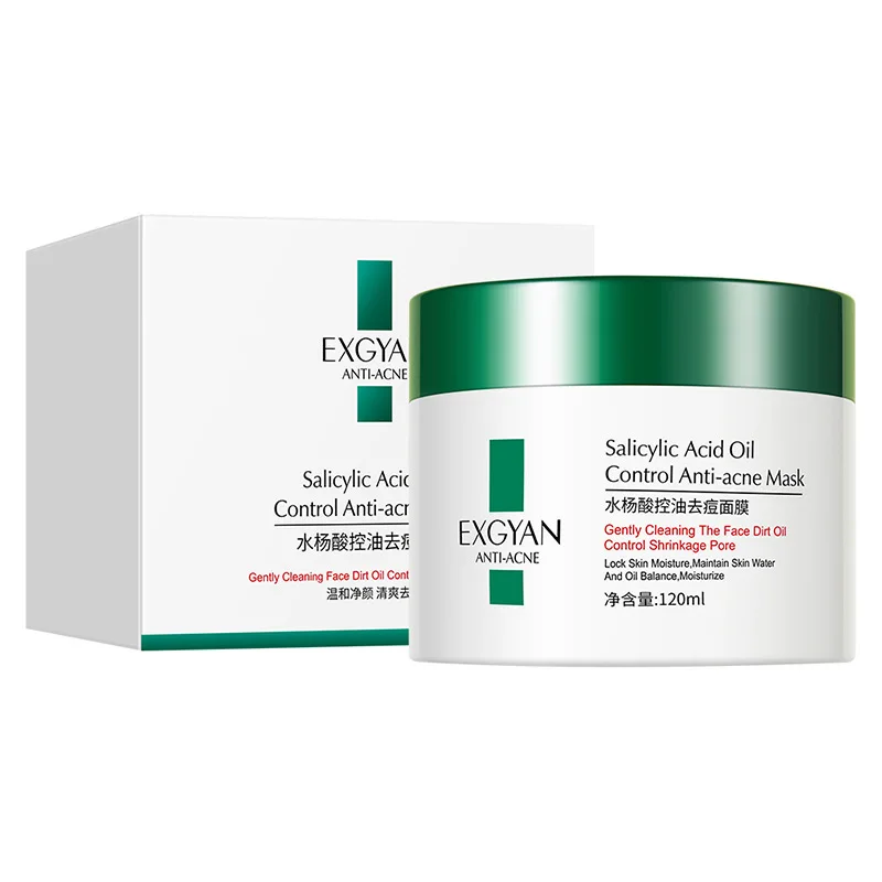

Salicylic Acid Acne Control Sleep Mask Hyaluronic Acid Shrink Pores Moisturizing Nourish Anti-Acne Fades Acne Marks Face Gel