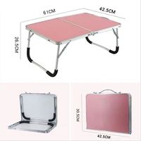 portable outdoor folding table camping picnic aluminium alloy laptop desk computer table water durable proof ultra light