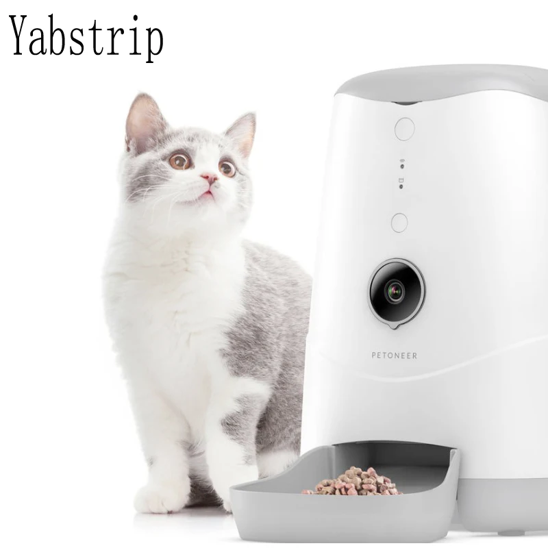 Полноавтоматическая Pet Еда кормушка для собак кошек контейнер умный контроллер с