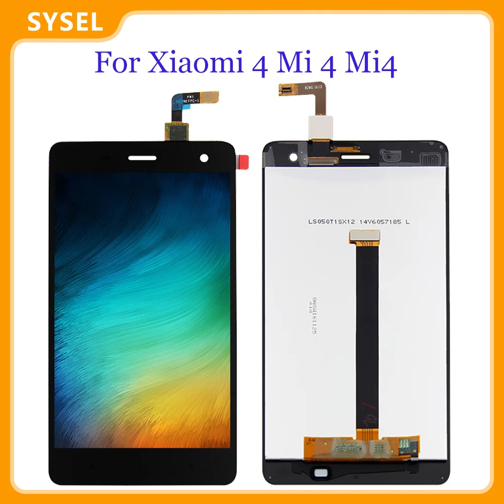 Для Xiao mi 4 Mi4 ЖК дисплей дигитайзер экран Сенсорная панель Датчик сборка