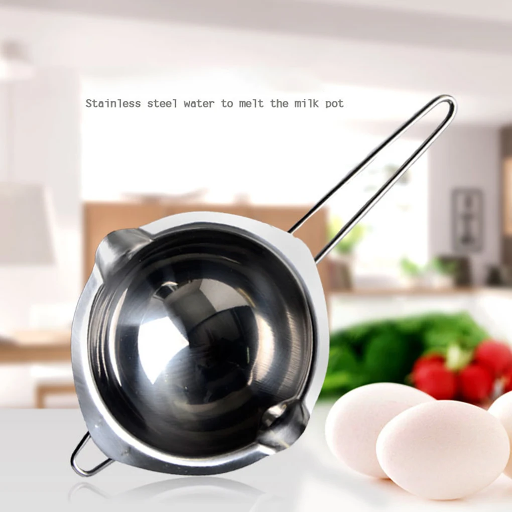 

1PC New Portable Stainless Steel Chocolate Butter Melting Pot Pan Kitchen Milk Bowl Boiler Cooking Accessories