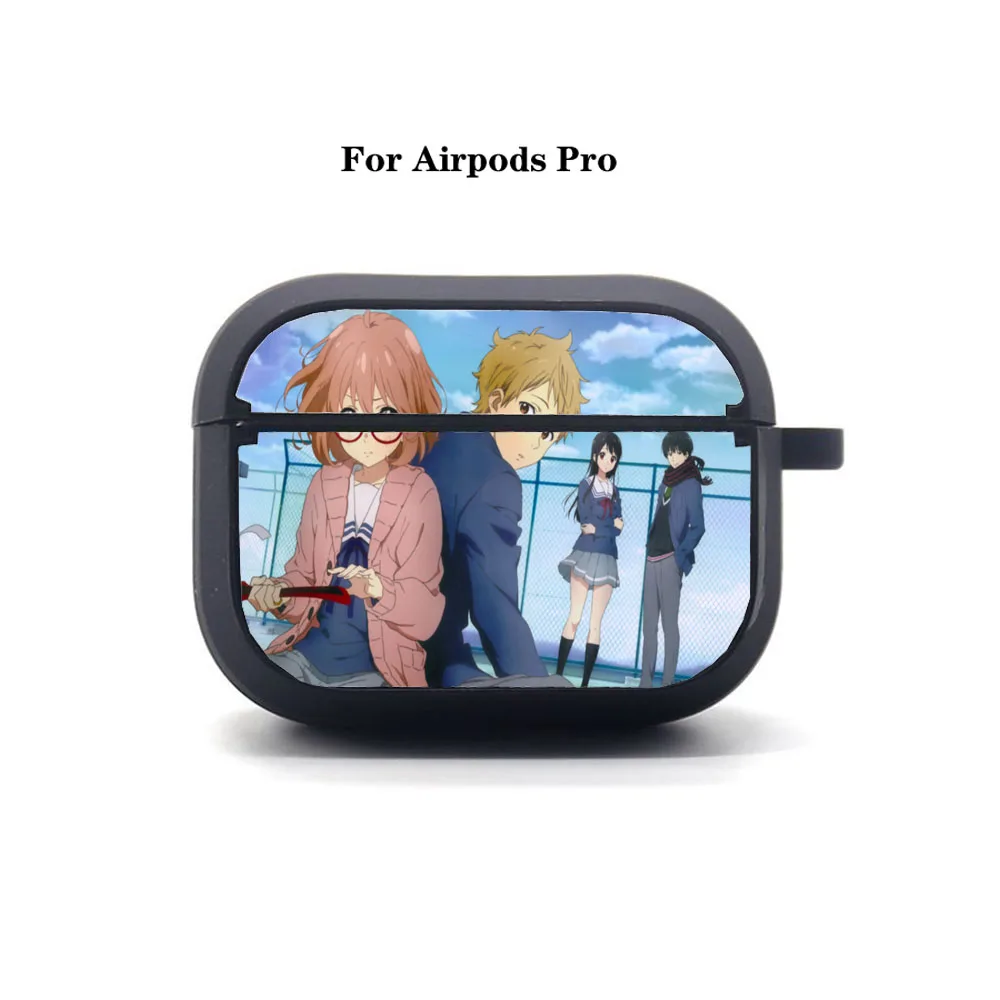 

Anime Beyond the Boundary AirPods Pro case Cover Apple AirPods Pro Earphone bag Soft Silicone Bluetooth Protective Earphone Case