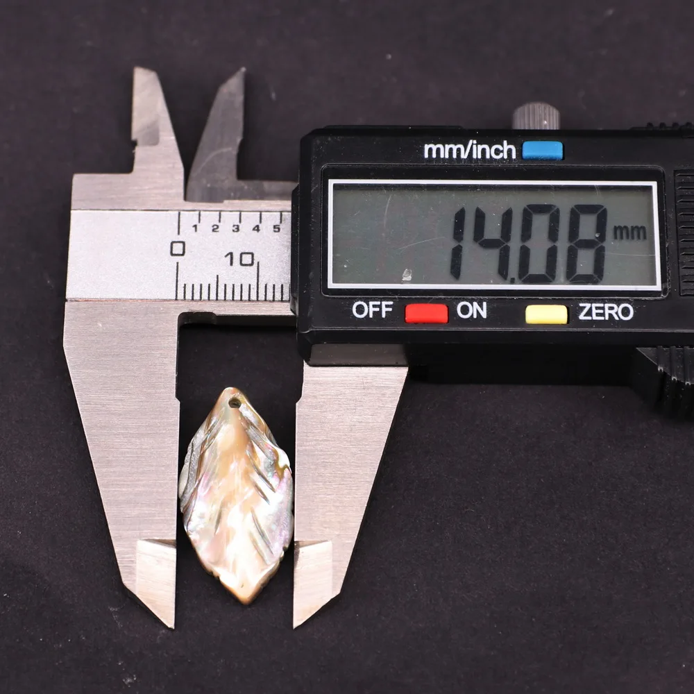 14*27 мм раковины морски ушек из ракушек морского резной лист для материал