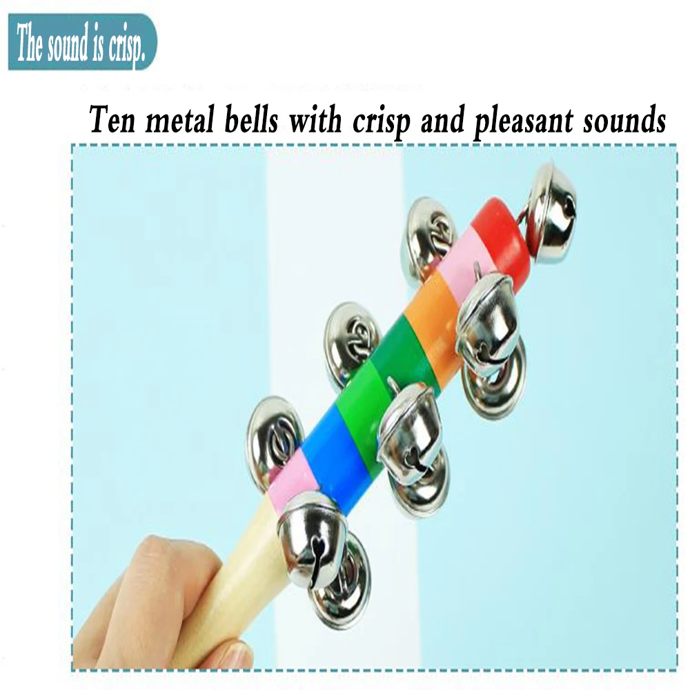 Детская игрушка колокольчик для раннего обучения музыкальный инструмент струна