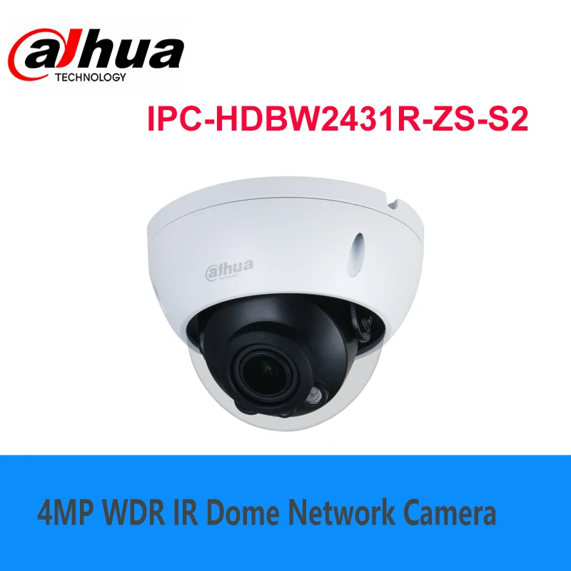 

Dahua English vision 4MP Lite IR Motorized vari-focal Dome Network Camera IPC-HDBW2431R-ZS-S2