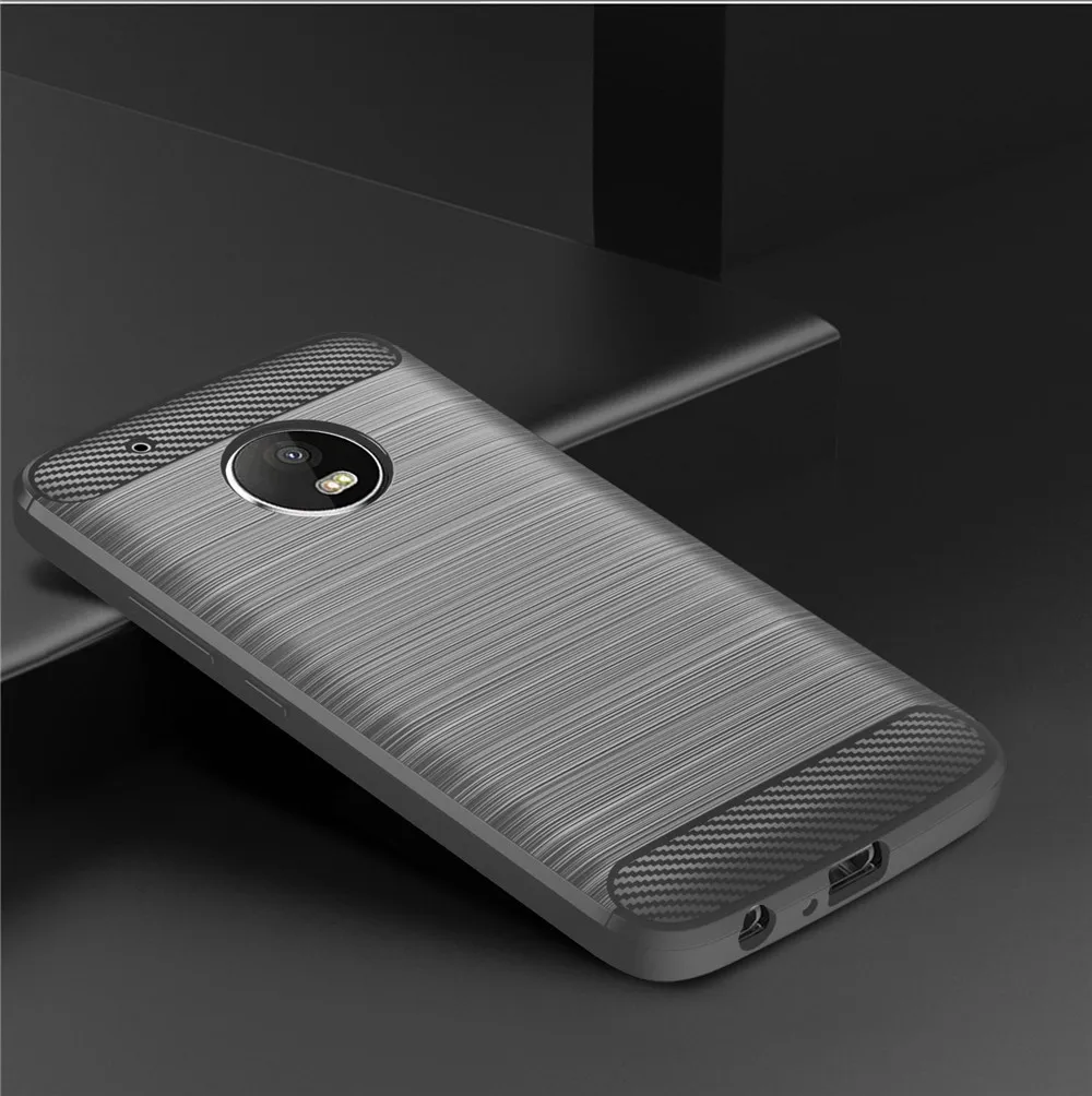 flip cover For Motorola Moto G5 G5S G6 Plus Case Luxury Carbon Fiber Skin Full Soft Silicone Cover Case For Moto G 5 G5 S G 6 Phone Cases phone pouch for ladies