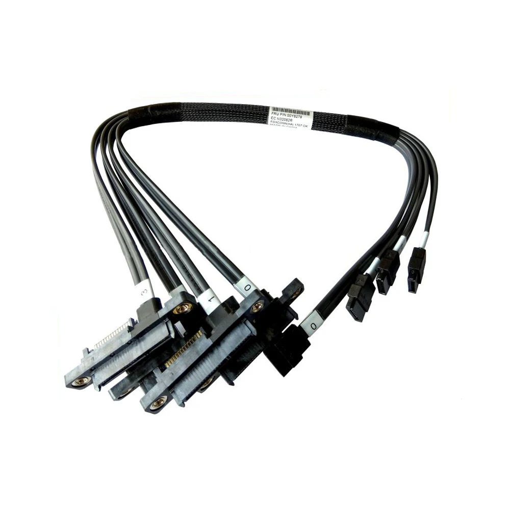 

00Y8279 для Lenovo IBM X3100 M5 FOXCONN Серверная клетка/модуль/задняя панель 4-4 SATA кабель жесткого диска