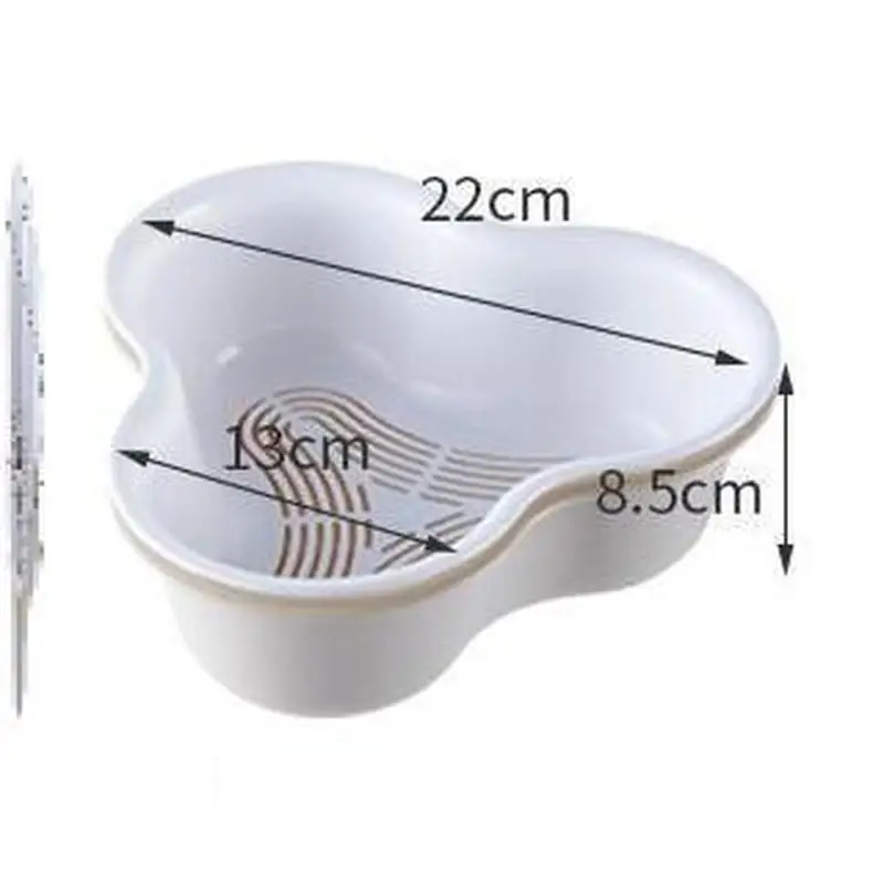 

Household Triangle Grid Multicolor Optional Plastic Washbasin Vegetable Andfruit Platter Drain Basket Cleaning Storage Functions