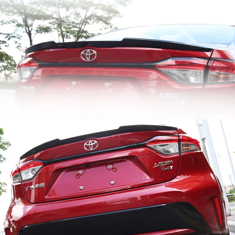 Для 2019 toyota corolla спойлер Высокое качество ABS Материал автомобиля resr крыло праймер