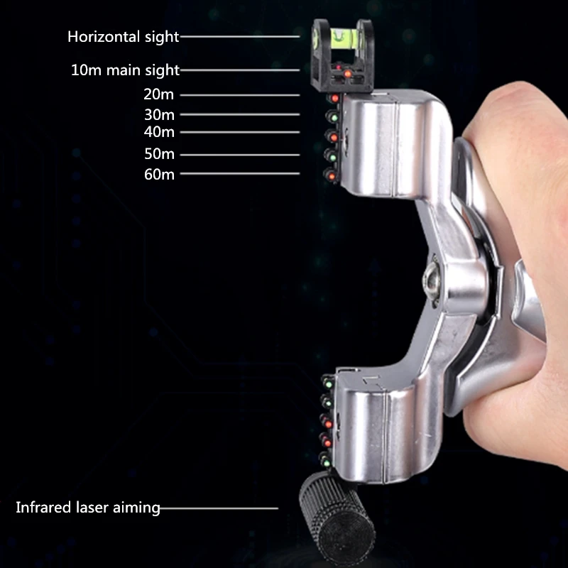 Профессиональная охотничья Рогатка мощная многофункциональная лазерная