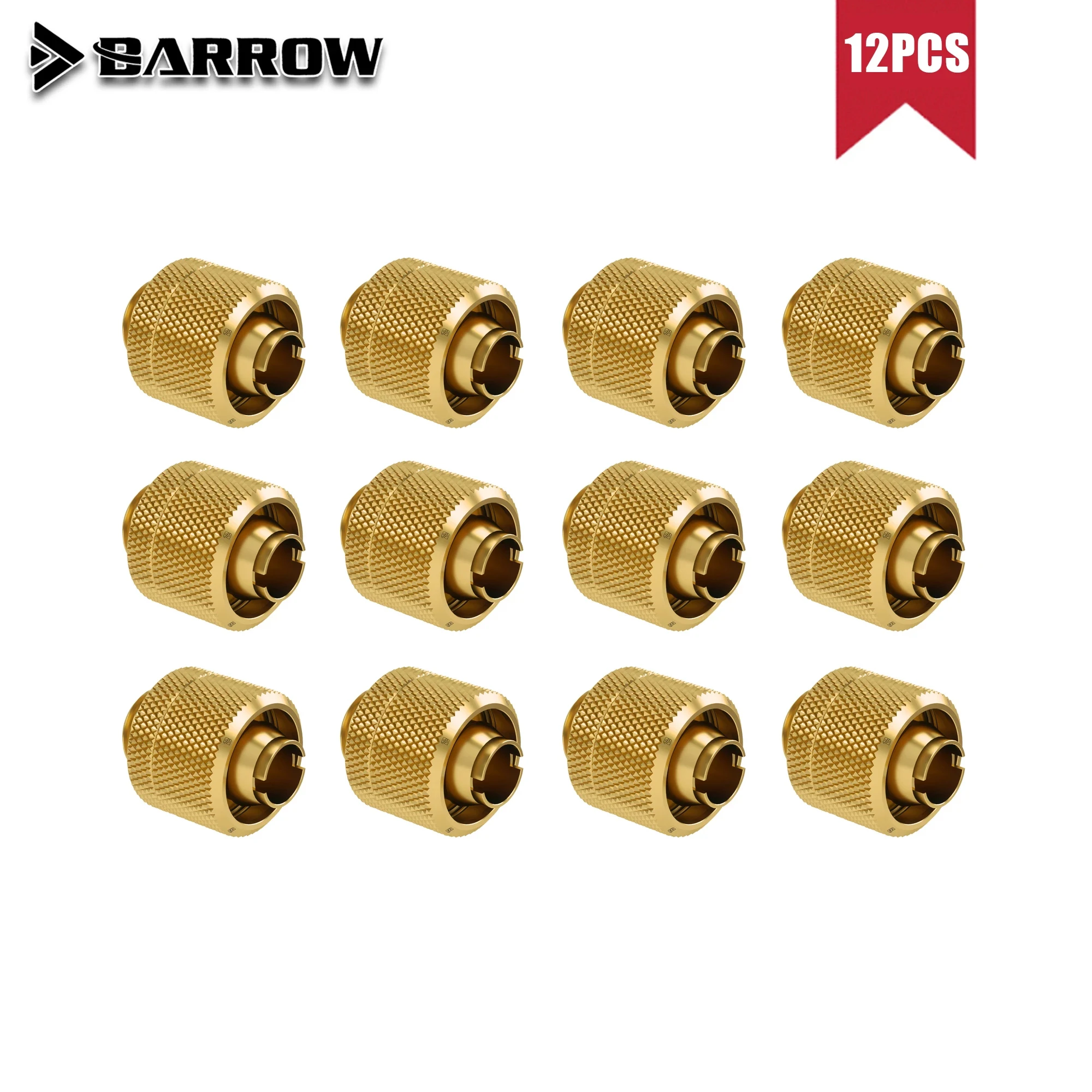 barrow 8pcs1012pcs for id10mm od16mm soft pipes 38id 58od or id10mm od13mm tube 38id 12od g14 hose fittings free global shipping
