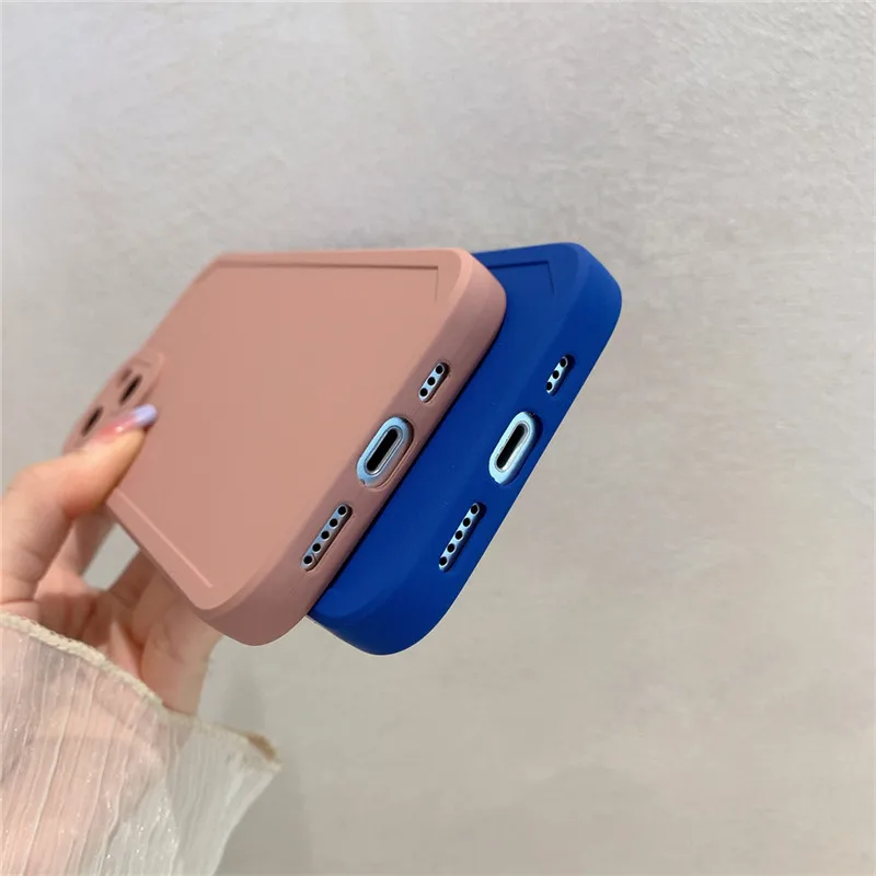 for oppo a92s a72 a52 a11x reno6 pro reno4 se r17 funda liquid silicone phone case a32 a55 luxury soft matte covers candy color free global shipping