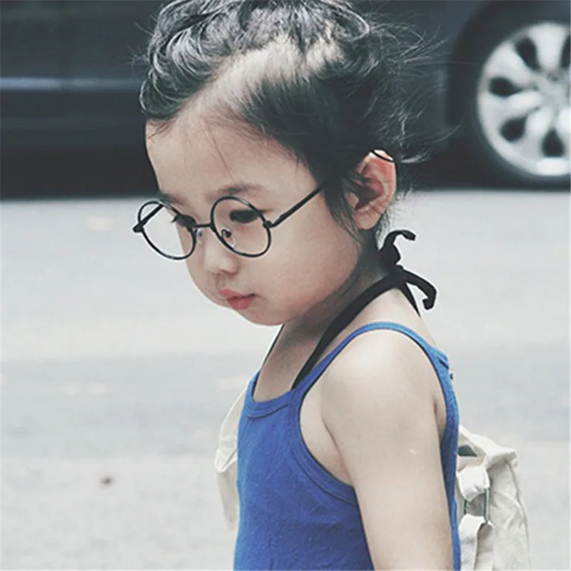 Солнцезащитные очки в металлической оправе UV400 для мальчиков и девочек |