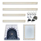 Большая настенная рамка сделай сам, картина маслом, рамка из натурального дерева, фоторамка, алмазная живопись, рамка для плакатов, подвесная рамка для домашнего декора