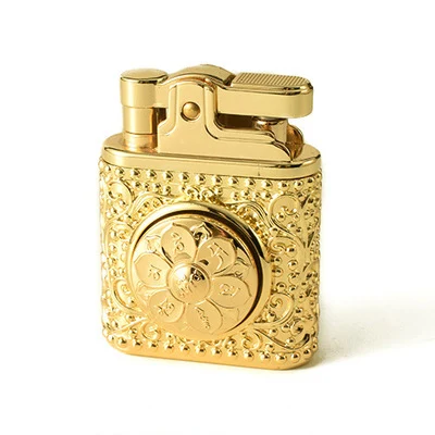 Винтажная бензиновая зажигалка медный материал масло бензин многоразовые