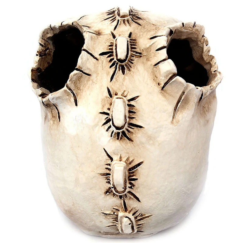 

Resin Craft Skull Jewelry Box Earrings Necklace Ring Storage Box Container Sculpture Decoration
