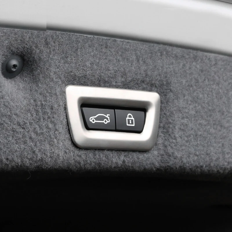 

ABS Plastic For BMW 5 Series G30 2017 2018 Car Tail door Switch cover trim Interior accessories styling