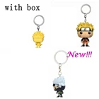 Экшн-фигурки героев мультфильма Какаши FUNKO, Япония, аниме, нарупальцы, шесть дорожек, брелок, светится в темноте, игрушки для детей, подарок