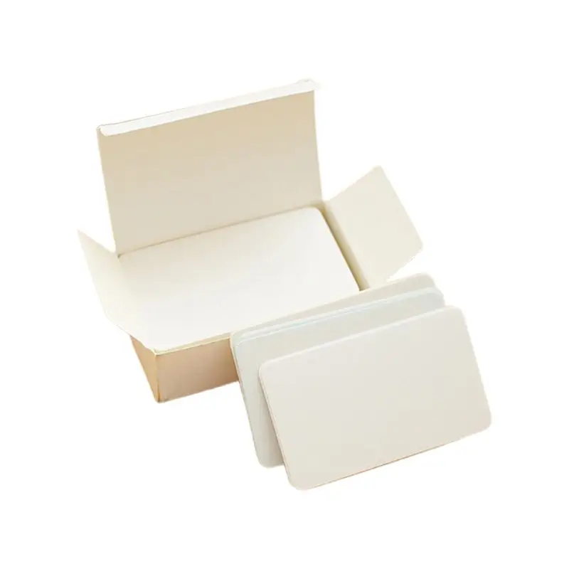 

P82F 100 Memory Cards Blank DIY Graffiti Pink Word Cards Net Small Memo Pad Blocks Memorandum Note Blank Word Cards