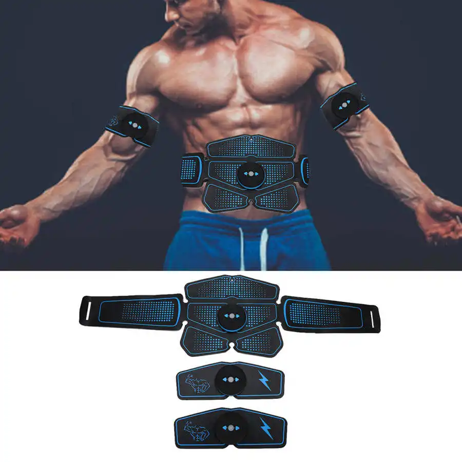 4 стиля стимулятор мышц EMS тренажер для живота Электростимуляция фитнес массажер